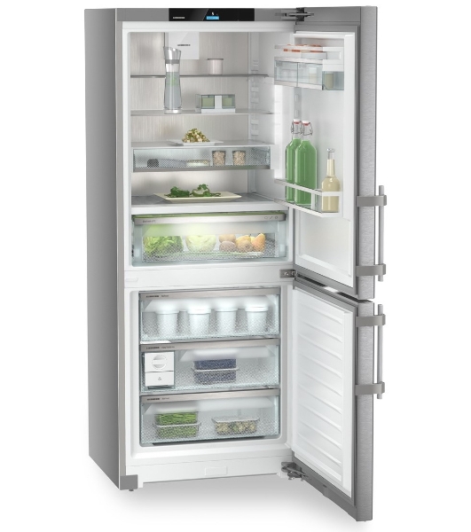 Холодильник Liebherr CBNsdc 765i-20 001 нержавеющая сталь двухкамерный 282/128л морозилка снизу