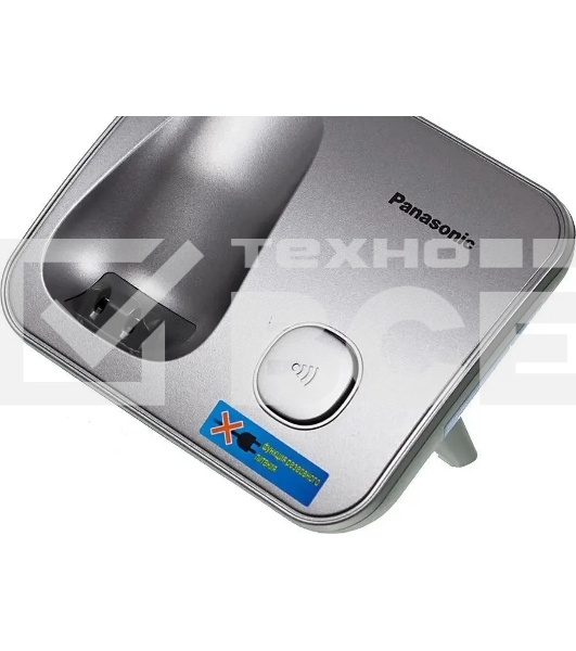 Телефон беспроводной (DECT) Panasonic KX-TG6811RUM (серебристый) {Беспроводной DECT,40 мелодий,телефонный справочник 120 зап.}