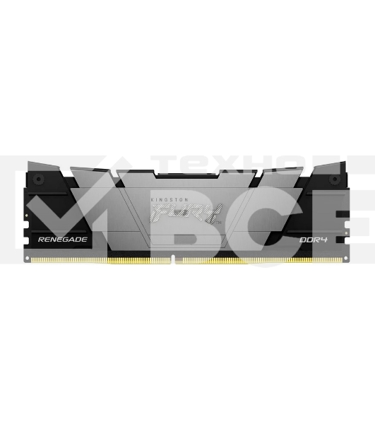 Оперативная память Kingston Fury Renegade, DDR4, 32GB (2x16GB), 3200MHz, CL16, с радиаторами, серый/черный