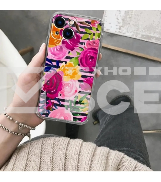 Чехол (клип-кейс) Gresso Air для Apple iPhone 13 прозрачный/рисунок gr17aaae9103