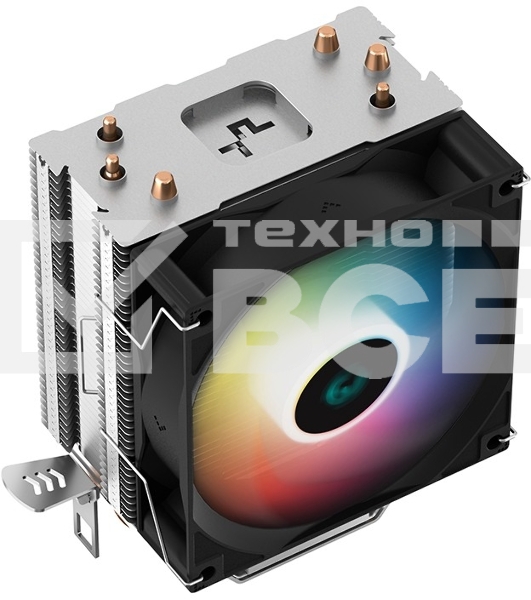 Кулер для процессора DEEPCOOL AG300 черный, 92 мм, алюминий/медь, 3050 об/мин, 30.5 дБ, 4 pin, 150 Вт, 129 мм