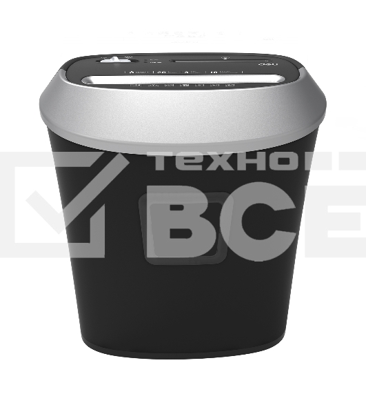 Уничтожитель бумаг Deli E9948, Shred capacity: 10 sheets; Shred size: 5*38mm; Security level: 3