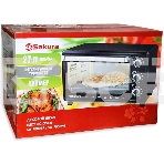 Мини-печь Sakura SA-7000BP 27л, духовка 1500Вт, механ.управление, чёрный, фото3