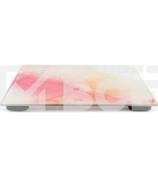 Весы напольные электронные Hyundai H-BS03951 макс.180кг розовый/белый