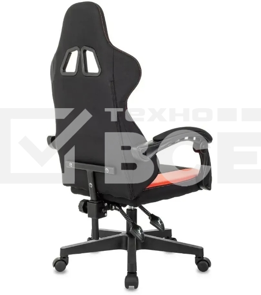 Кресло игровое Zombie Rudger черный/красный