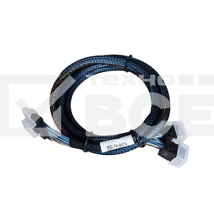 Кабель Amphenol RSL74-B937 Slimline SASx8 (SFF8654) -to- 2 SAS HD x4 (SFF8643 SAS Connections), 100CM, (аналог Broadcom 05-60003-00)
