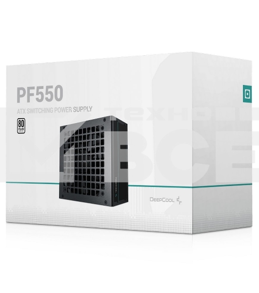 Блок питания Deepcool / GamerStorm PF550, 550Вт, 80 PLUS, 120мм, черный