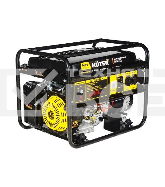 Электрогенератор бензиновый Huter DY6500LX, 5.5 кВт, 71 дБ, 74 кг