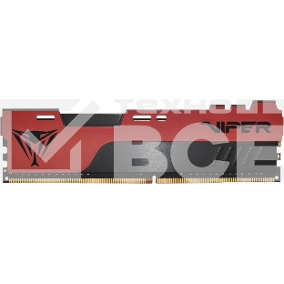 Оперативная память Patriot Viper Elite II, DDR4, 32GB (1x32 GB), 4000 MHz, CL20, радиатор, красный, чёрный