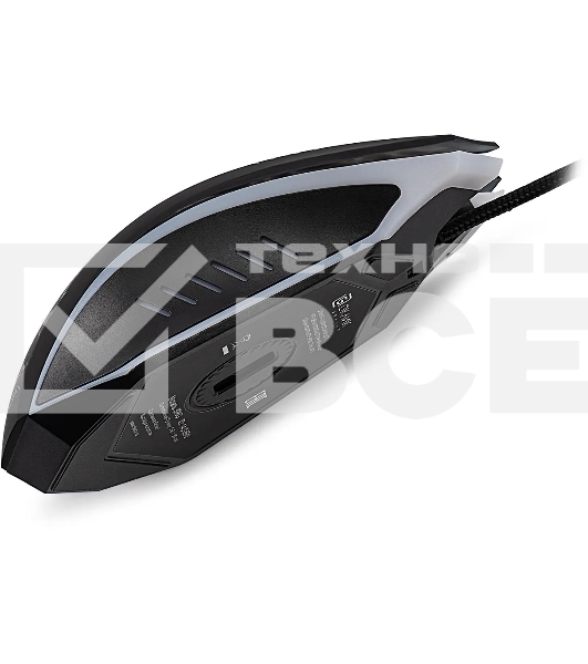 Мышь проводная Oklick 896G черный, 12800 dpi, USB, кнопки - 5
