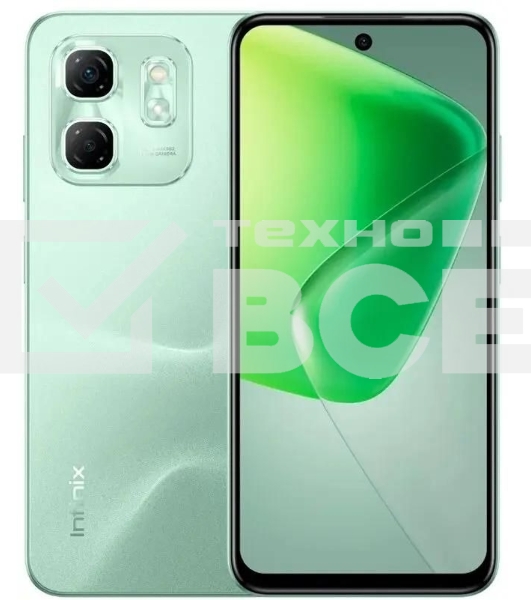 Смартфон Infinix HOT 50i, 4/128Gb, зеленый