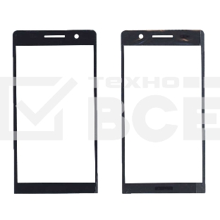 Стекло для Huawei Ascend P6 черное