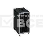Шкаф серверный Sysmatrix SL 6822.912 напольный 22U 600x800мм пер.дв.стекл задн.дв.перфор. 800кг черный 650мм 59кг 1100мм IP20 металл, фото 1