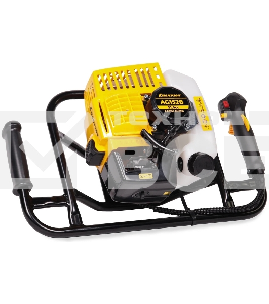 Мотобур CHAMPION AG152B {1,46кВт 51,6см? 9,2кг без шнека}