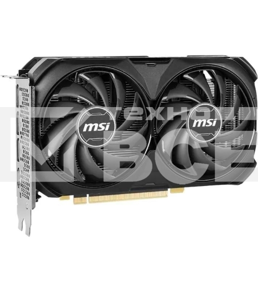Видеокарта MSI RTX4060Ti VENTUS 2X BLACK OC PCI-E 4.0 8 ГБ GDDR6, 128 бит, DisplayPort x3, HDMI