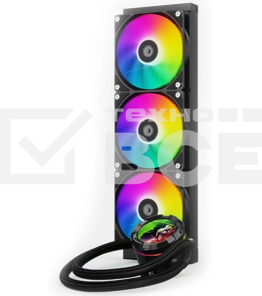 СВО для процессора ID-COOLING SL360 XE черный 120мм алюминий+медь 1800rpm 30db 4-pin 350W