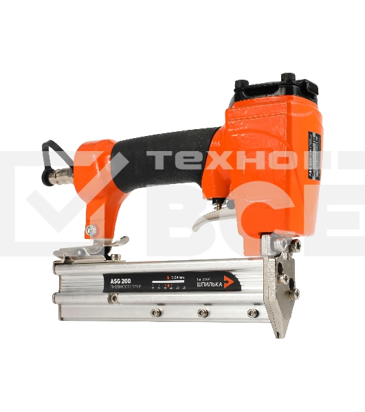 Пневмостеплер шпилькозабивной PATRIOT ASG 200, 23 л/мин, шпилька - Тип 23 (23GA); длина 12-25 мм; сечение 0,64 мм, 100 шт.