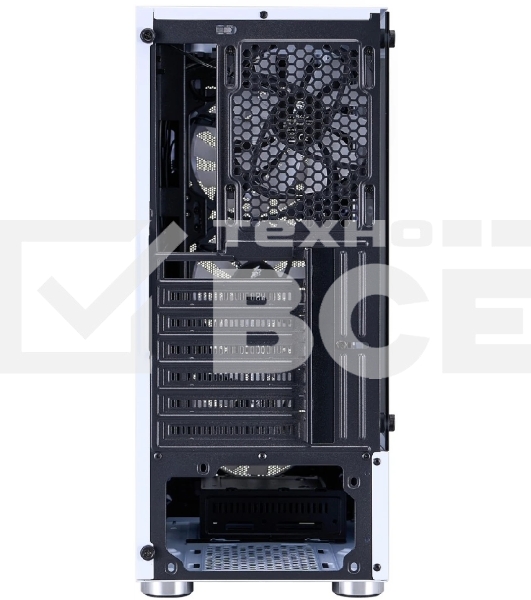 Компьютерный корпус 1STPLAYER DK D4 белый, ATX, 4x120мм FRGb fans