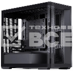 Корпус без блока питания Корпус JONSBO D300 Black MATX без БП, боковая панель из закаленного стекла, mini-ITX, micro-ATX, черный, фото 1