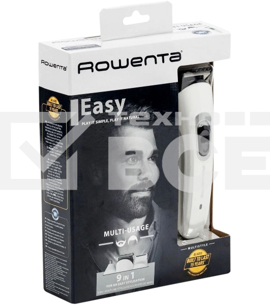 Триммер Rowenta TN8961F4 белый (насадок в компл:7шт)