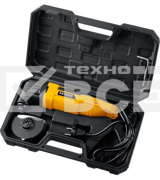 Реноватор STEHER OIS, 400 В, кейс, набор насадок (MFT-400 SK)