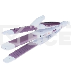 Мультистайлер DELTA LUX DL-0632 белый/сиреневый, 32 мм, 180 °C, 1 режим, фото6