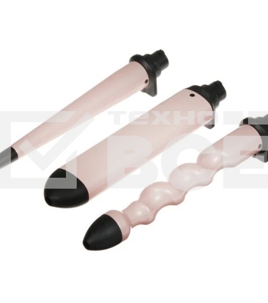 Щипцы для завивки волос BaByliss MS750E розовый/черный, 25/32/24-30 мм, 210 °C, 2 режима