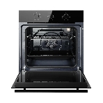 Духовой шкаф Kuppersberg HO 603 Black Glass, High-Tech, 78 л, поворотное управление, таймер, 6 режимов, макс. температура 310 градусов, энергоэффективность А, цвет черный, цвет фурнитуры черный, фото2