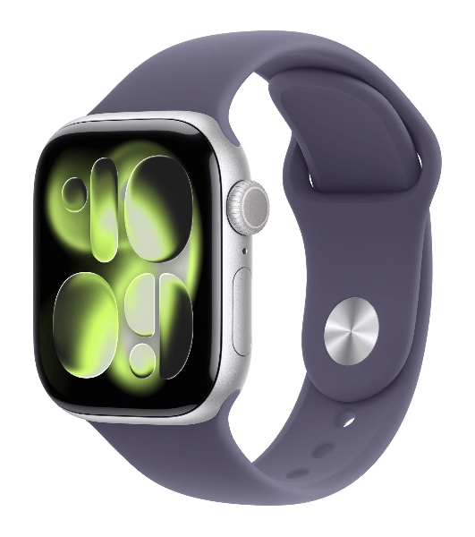 Смарт-часы Apple Watch Series 11 GPS 46mm Silver Al Case Purple Fog Sport Band M/L A3333 (MEVA4X/A)