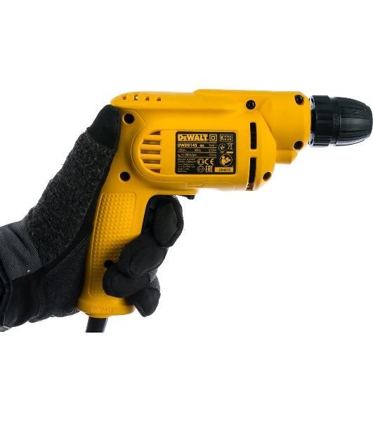 Дрель DeWalt DWD014S-QS, 550 Вт, сетевая, безударная