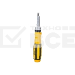 Ручной инструмент Набор STAYER Отвертка 'MASTER' реверсивная с эргономичной ручкой, с насадками, в пластмассовом боксе, 65 пред.,(25310-H65), фото5