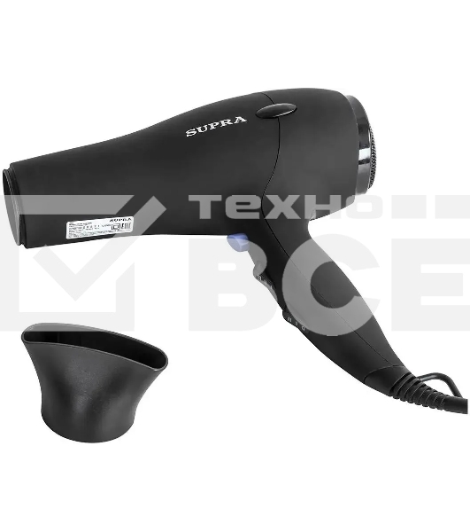 Фен SUPRA PHS-2204L 2200Вт черный