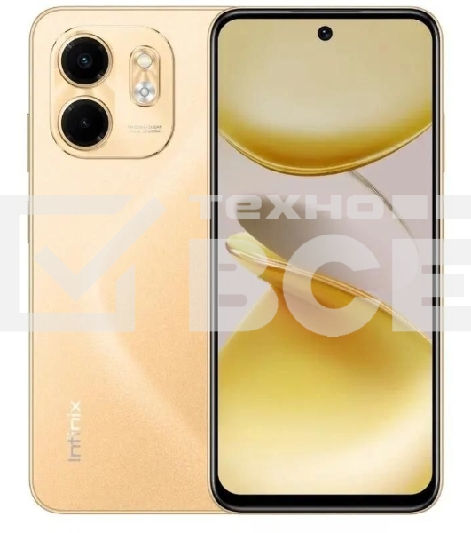 Смартфон Infinix Smart 9, 3/128Gb, золотой