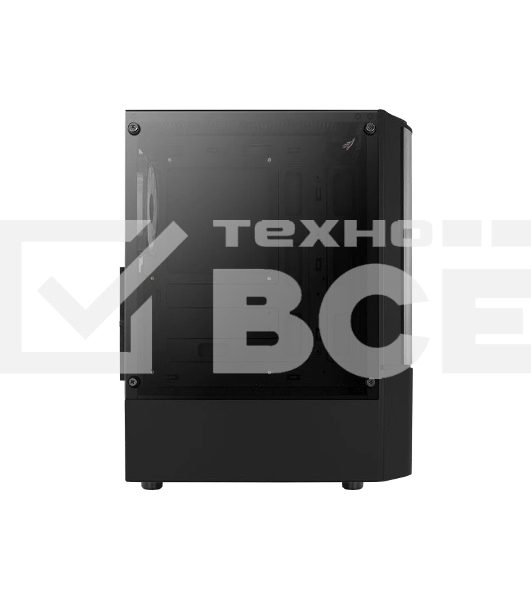 Корпус MidTower Aerocool / Formula Quantum-G-BK-v2 (черный) без Б/п, ATX 3FRGB Fan on front panel