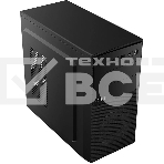 Корпус CBR RD850, без БП, mATX Minitower 1*USB 3.0, 2*USB 2.0, HD Audio+Mic, кабель питания 1.2м, черный PCC-MATX-RD850-WPSU, фото 1