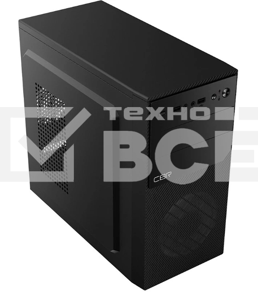 Корпус CBR RD850, без БП, mATX Minitower 1*USB 3.0, 2*USB 2.0, HD Audio+Mic, кабель питания 1.2м, черный PCC-MATX-RD850-WPSU