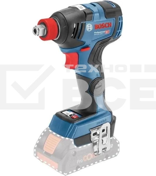 Ударный гайковерт BOSCH GDX 18V-200 C (06019G4204) без акк и ЗУ, 3400 об/мин, 1/4