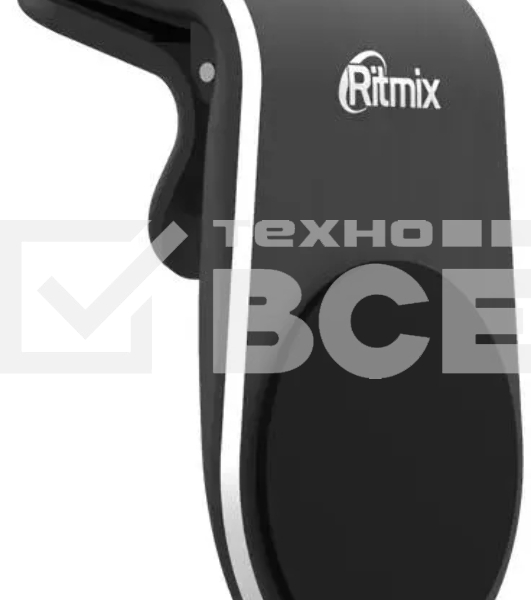 Держатель Ritmix RCH-009 V Magnet магнитный черный (80000771)