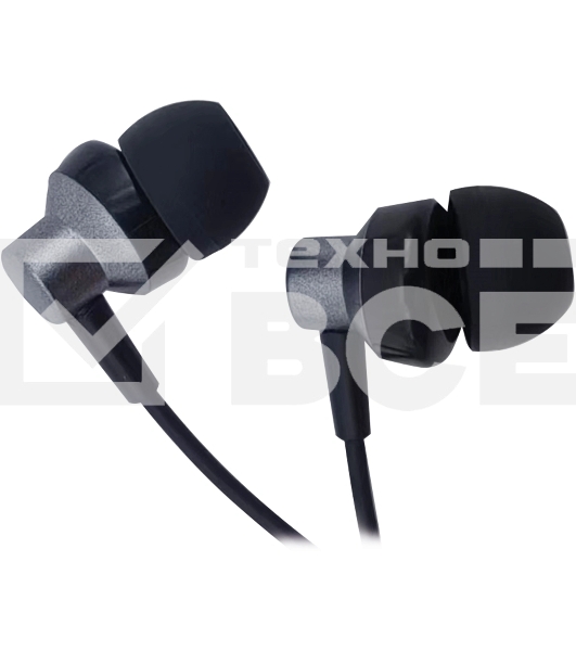 Гарнитура внутриканальные Oklick HS-S-230 1.2м черный проводные в ушной раковине (SS-E188B)