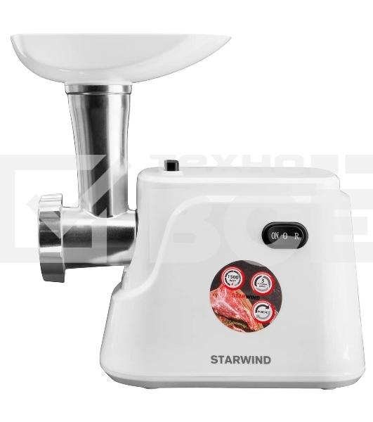 Мясорубка электрическая Starwind SMG3120 1500Вт белый