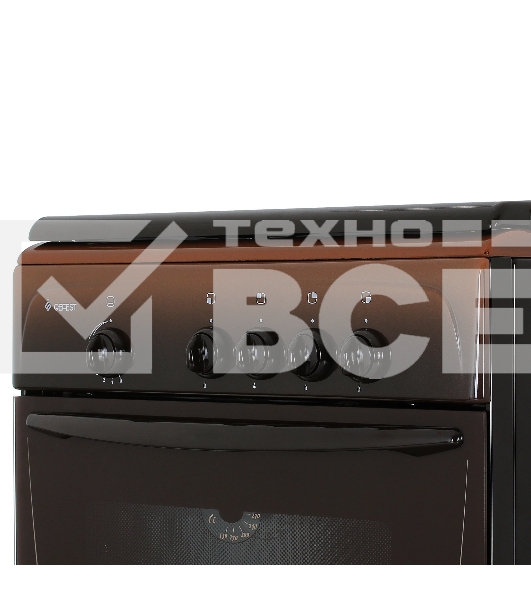 Плита газовая Gefest 1200-С7 К39 коричневый, конфорок 4 шт, духовка 63 л, 60 см x 85 см x 60 см