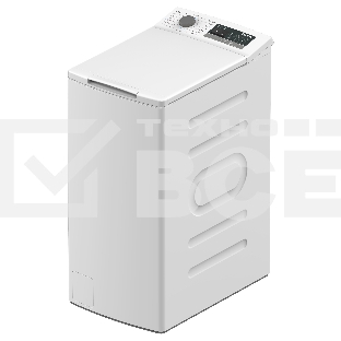 Стиральная машина KORTING KWMT 1488 I белый, загрузка вертикальная 8 кг, 1300 об/мин, класс: А+++