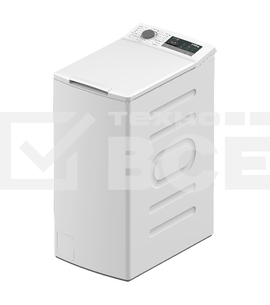 Стиральная машина KORTING KWMT 1488 I белый, загрузка вертикальная 8 кг, 1300 об/мин, класс: А+++