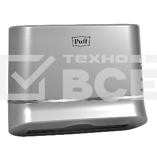 Диспенсер бумажных полотенец Puff 5135S, хром, с замком, ABS-пластик