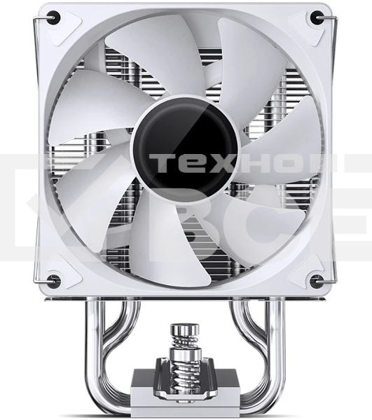 Кулер для процессора JONSBO CR-1400 V2 ARGb (180W, 4-pin PWM, 133мм, Al/Cu, 4x6мм, ARGb, 1x92мм, 38.2CFM, 33.8dBA, 2200RPM, S: 1700/1200/115X, AM4/AM5 белый)