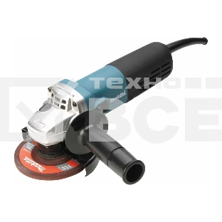 Угловая шлифовальная машина машина Makita 9557HNRK 840Вт 11000об/мин рез.шпин.:M14 d=115мм