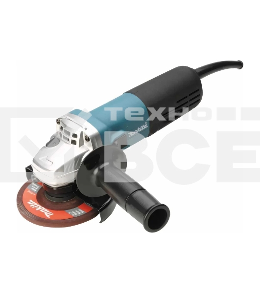 Угловая шлифовальная машина машина Makita 9557HNRK 840Вт 11000об/мин рез.шпин.:M14 d=115мм