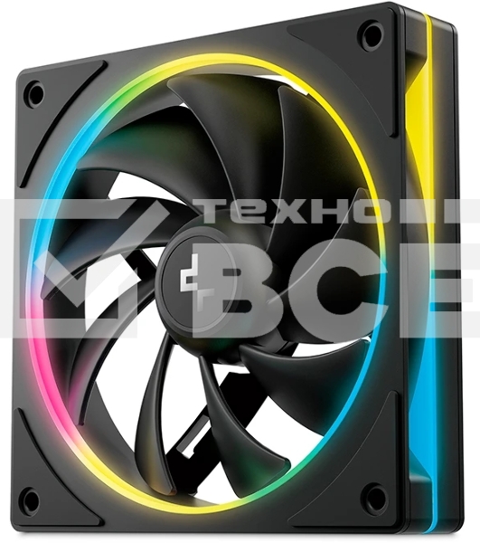 Вентилятор для корпуса Deepcool FL12 SE ARGb 120х120x25 черный 4-pin 28.67дБ (упак.:1шт) (R-FL12SE-BKAPN1-G) Ret