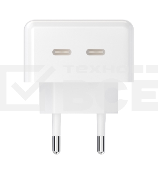 Сетевое зарядное устройство Maxvi CHL-604PD Type-C\Type-C 40W 6A (3A+3A) PD QC3.0, белый