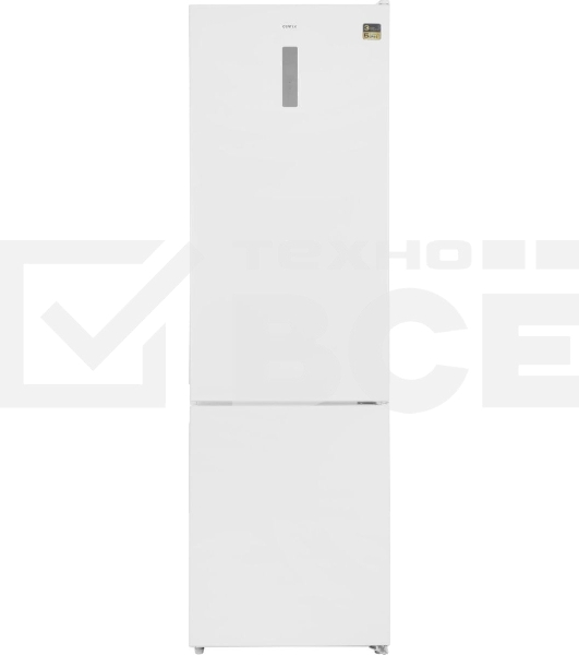 Холодильник Centek CT-1723 белый двухкамерный 254/85 л морозилка снизу, No Frost